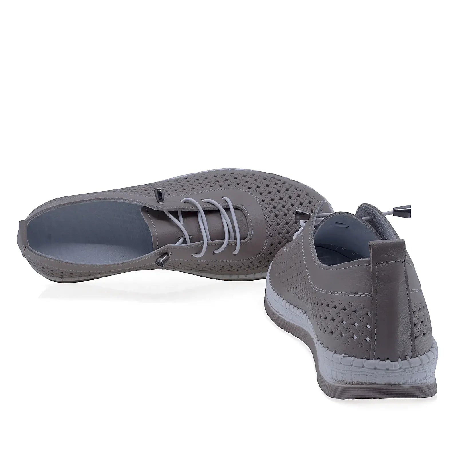 Pantofi Dama Casual Anna Viotti Piele naturala D74-405 gri