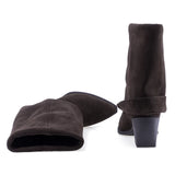 Cizme Dama Casual Anna Viotti Piele Intoarsa D115-2380-29R-02 maro