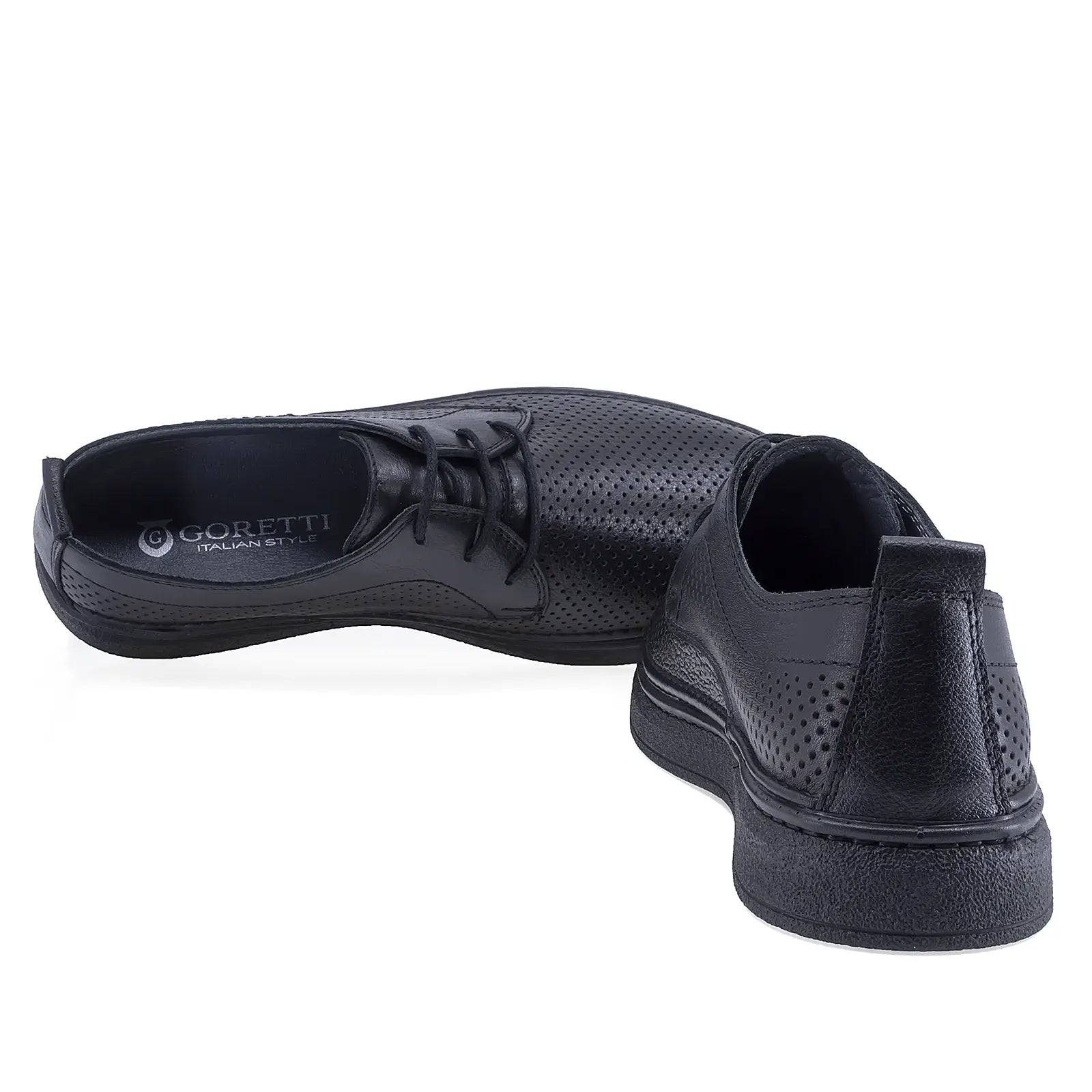 Pantofi barbati casual Goretti piele naturala B69-321 negru