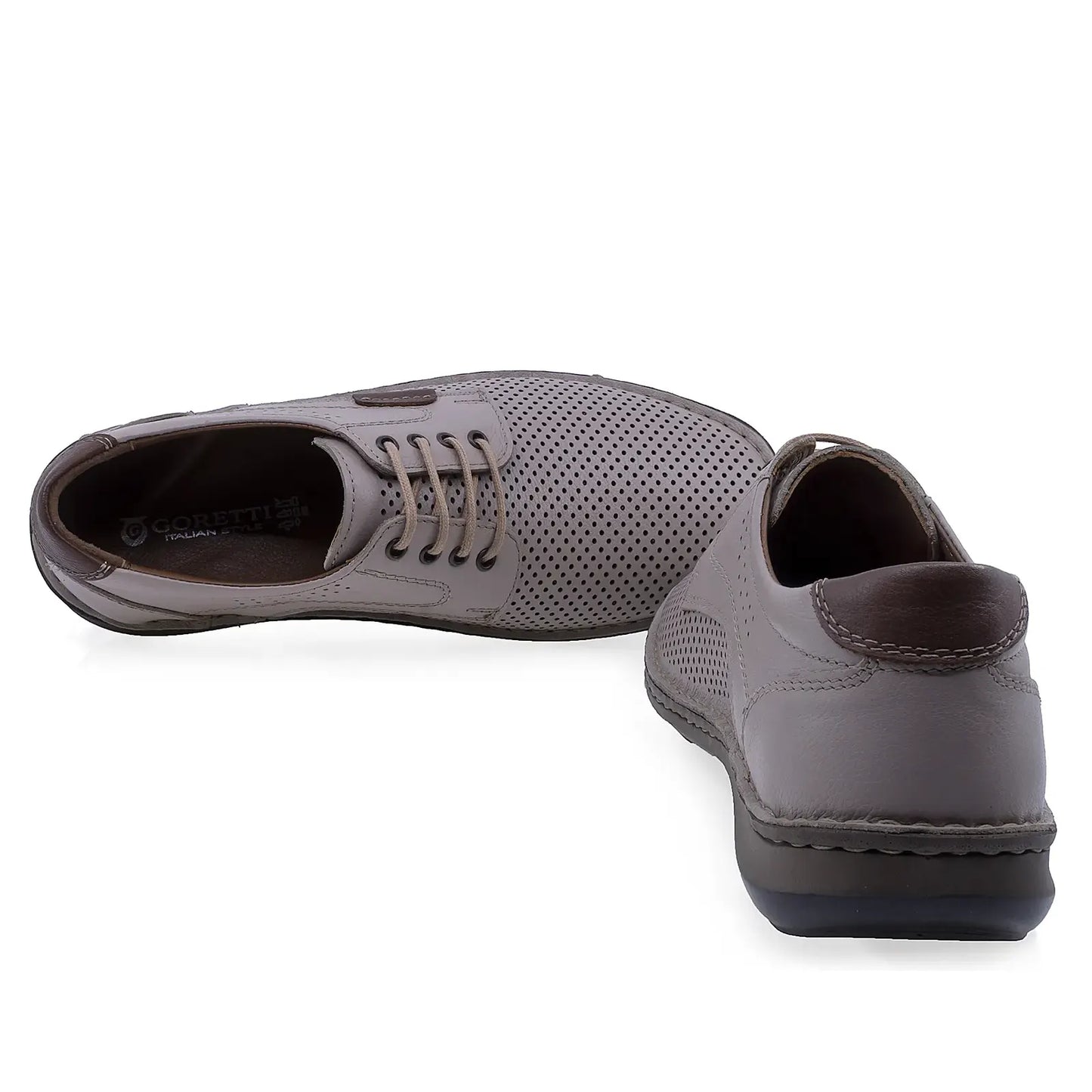 Pantofi barbati casual Goretti piele naturala B36-9506-1 bej