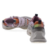 Pantofi dama sport Goretti piele intoarsa D106-3 roz/multi