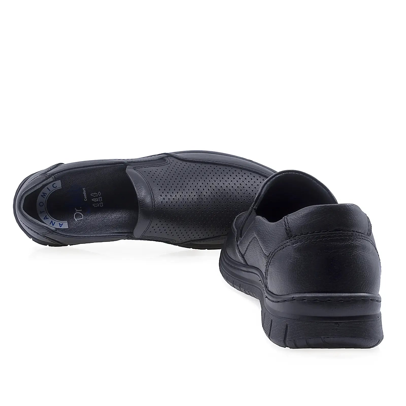 Pantofi barbati casual Goretti piele naturala B36-1656 negru