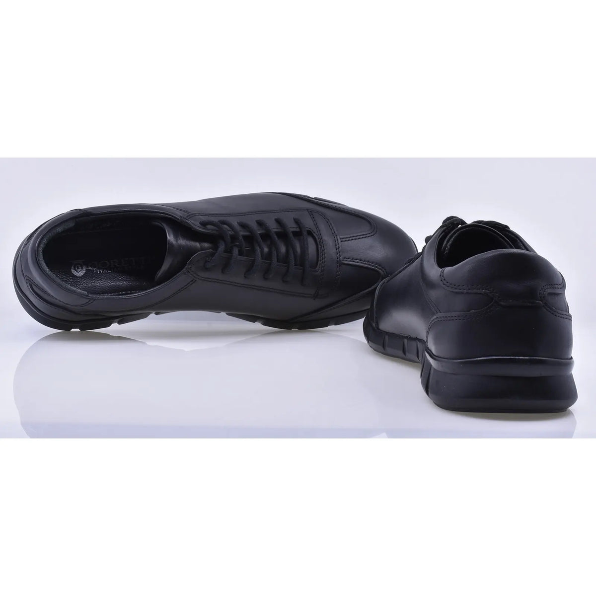 Pantofi barbati casual Goretti piele naturala B24-1503 negri