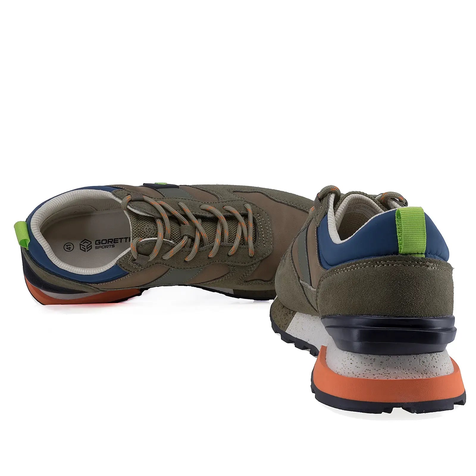 Pantofi barbati sport piele intoarsa Goretti B110-2024-23M854 kaki