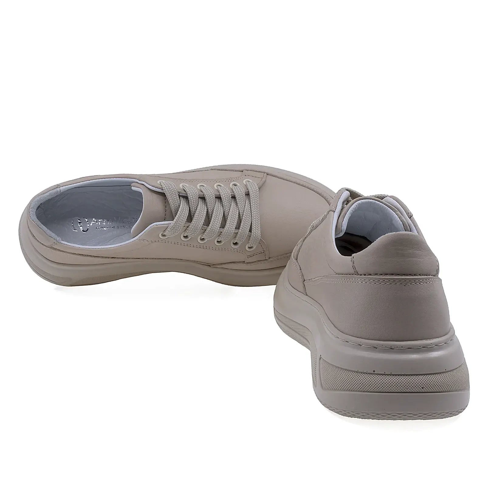 Pantofi Dama Casual Anna Viotti Piele naturala D16-410 bej