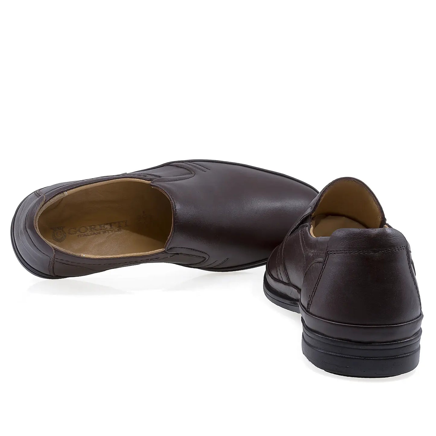 Pantofi barbati casual Goretti piele naturala B28-651 maro
