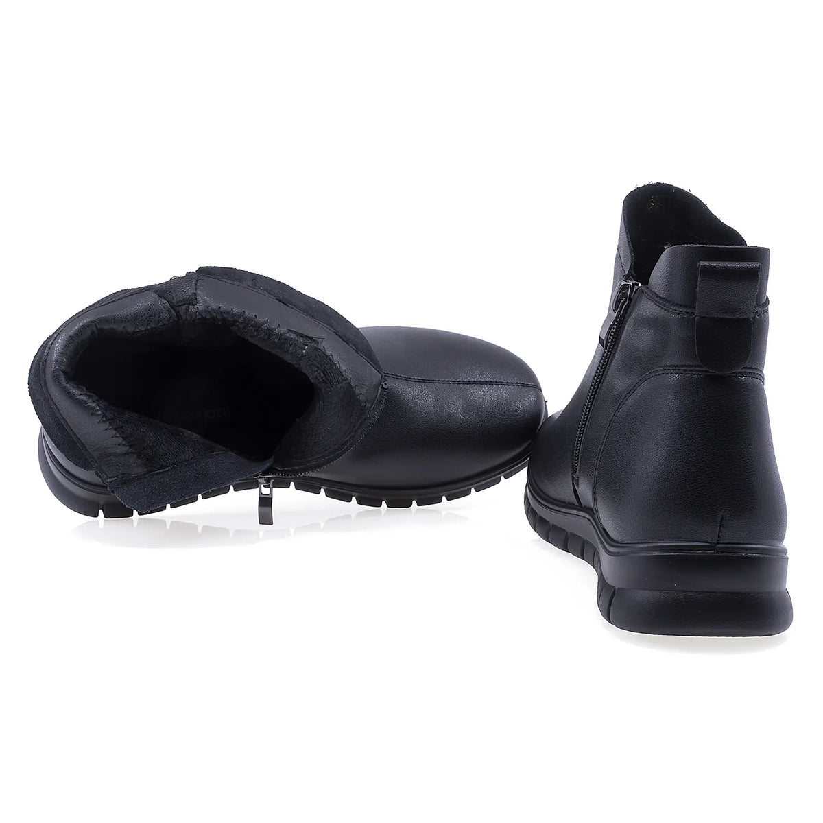 Ghete Dama Casual Anna Viotti Piele Naturala D111-MB220281 negre