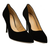 Pantofi dama eleganti Kordel piele intoarsa D1242 negru