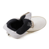 Ghete dama Anna Viotti din piele naturala D 44-4604 bej-3