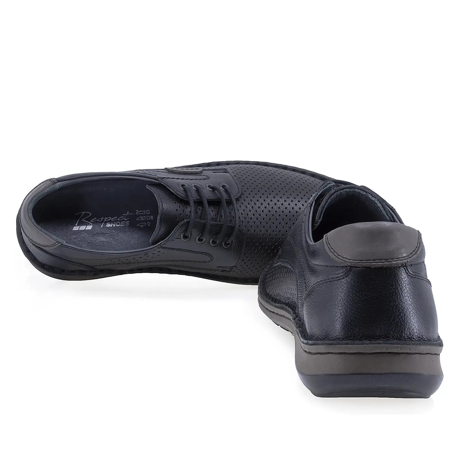 Pantofi barbati casual Goretti piele naturala B36-9506-106 negru