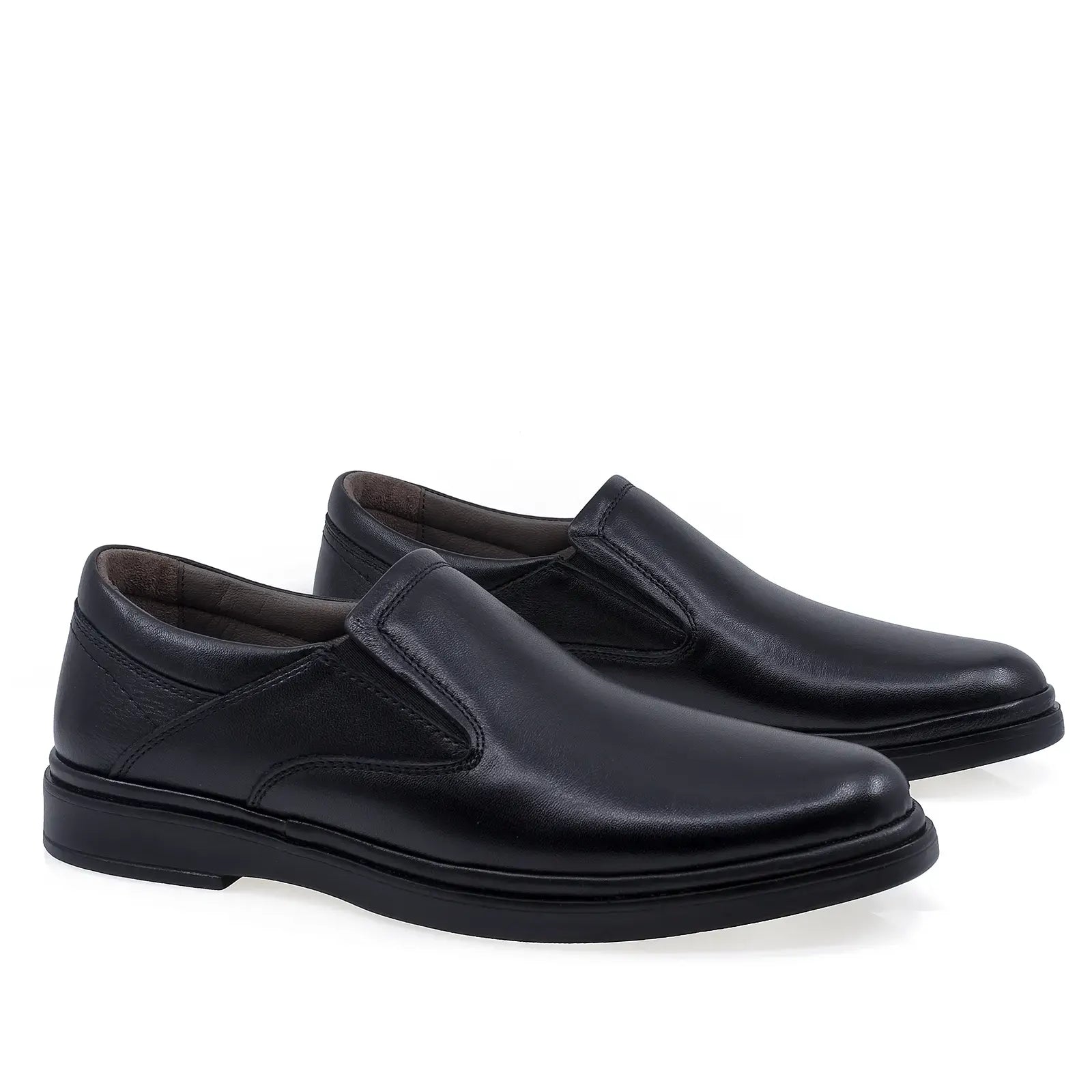 Pantofi barbati casual Goretti piele naturala B25-9104 negru