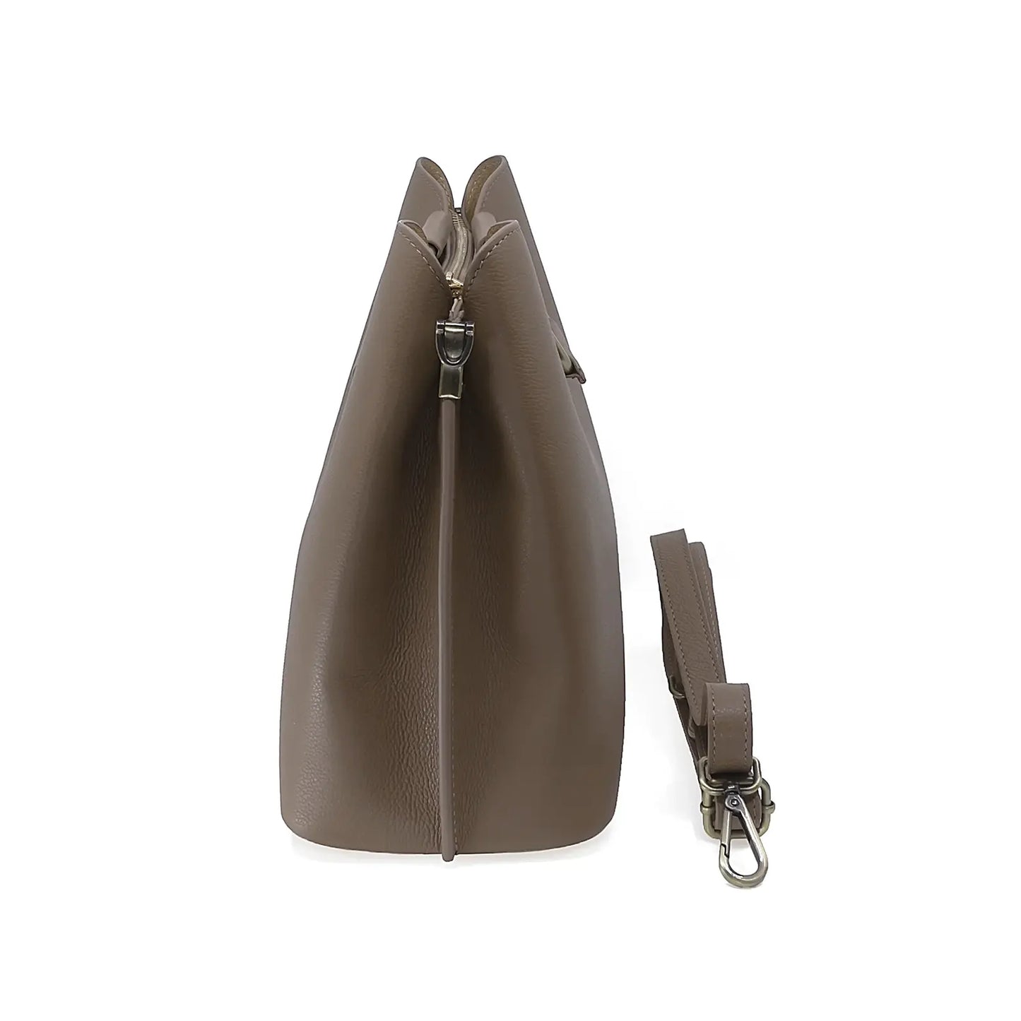 Geantă damă Serenia piele naturala Evelyn024 taupe