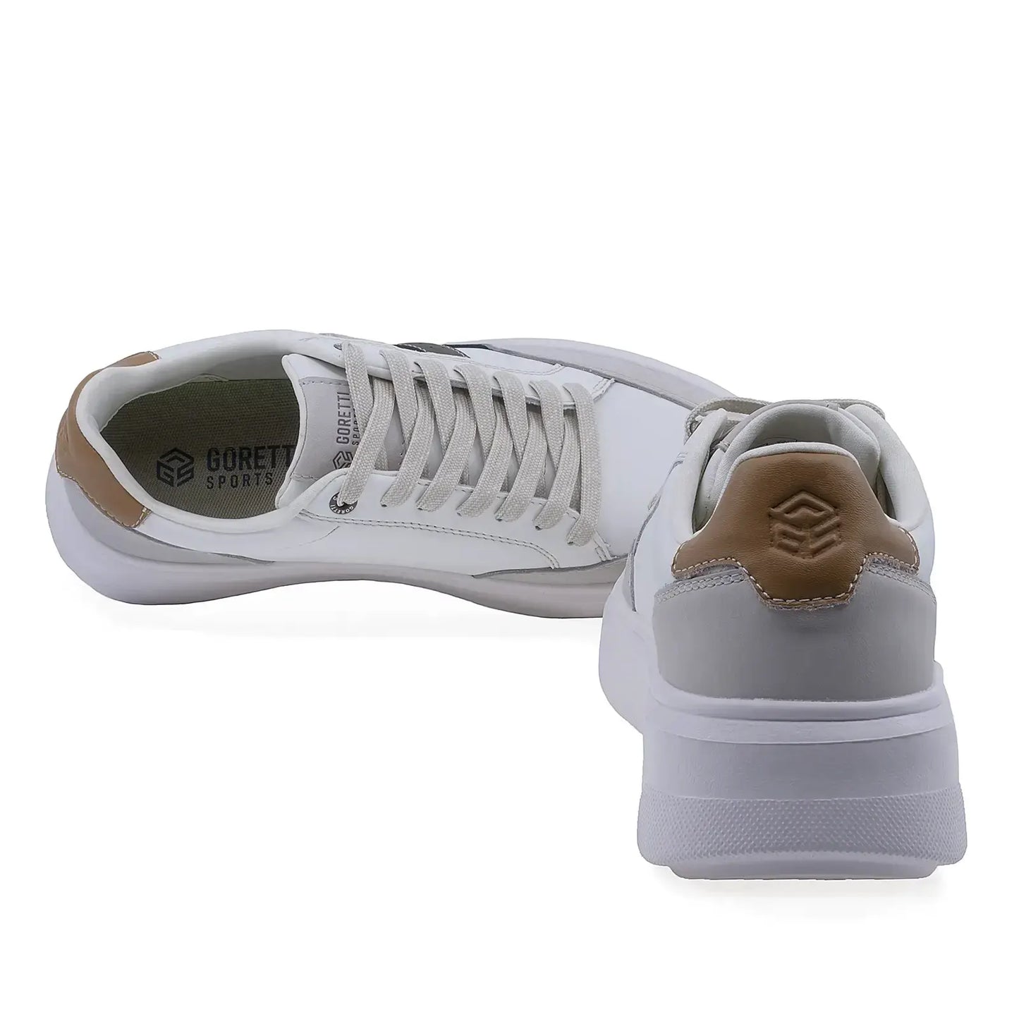 Pantofi barbati casual Goretti piele naturala B115-25SCM024 bej