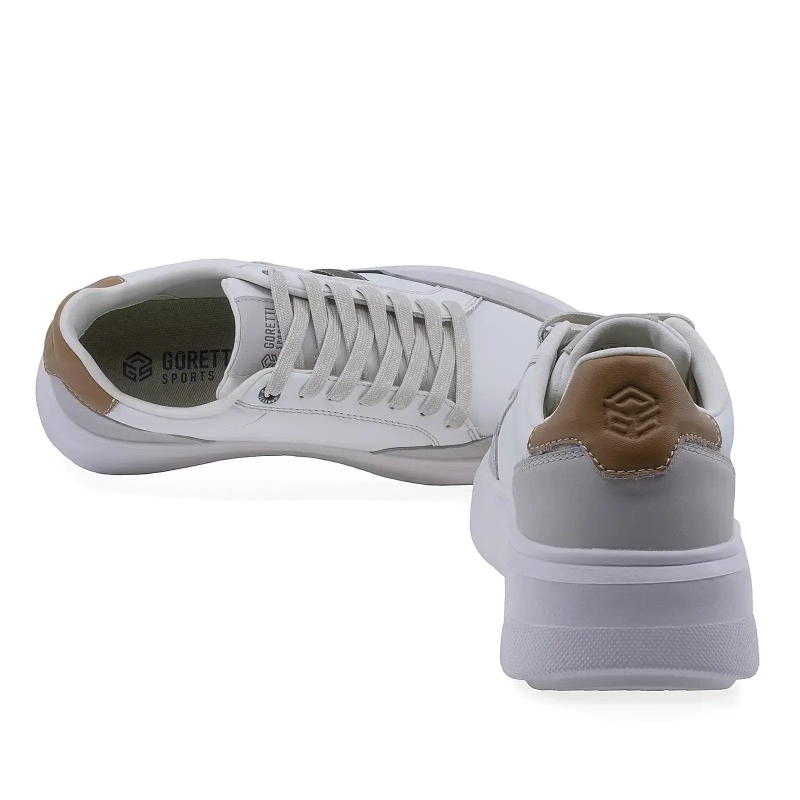 Pantofi barbati casual Goretti piele naturala B115-25SCM024 bej