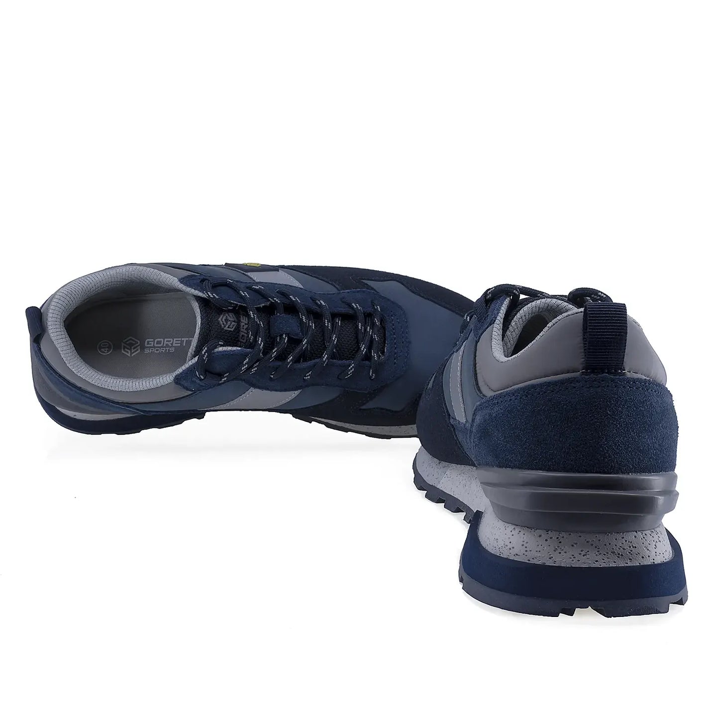 Pantofi barbati sport Goretti piele intoarsa B110-2024-23M854 albastru