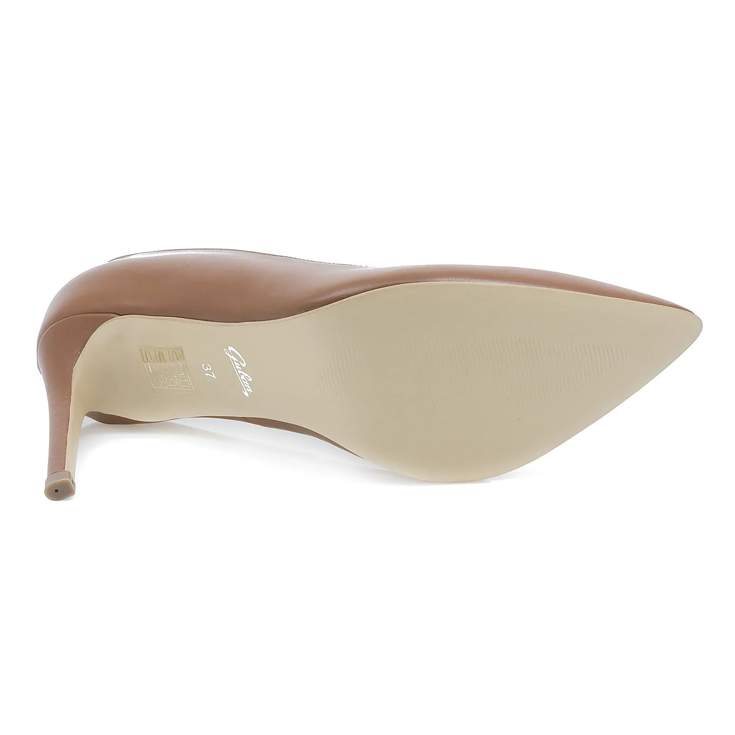 Pantofi dama Guban din piele naturala D1206 coniac-4