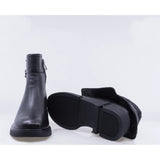 Ghete dama casual Anna Viotti piele naturala D111-26AW31-1 negre