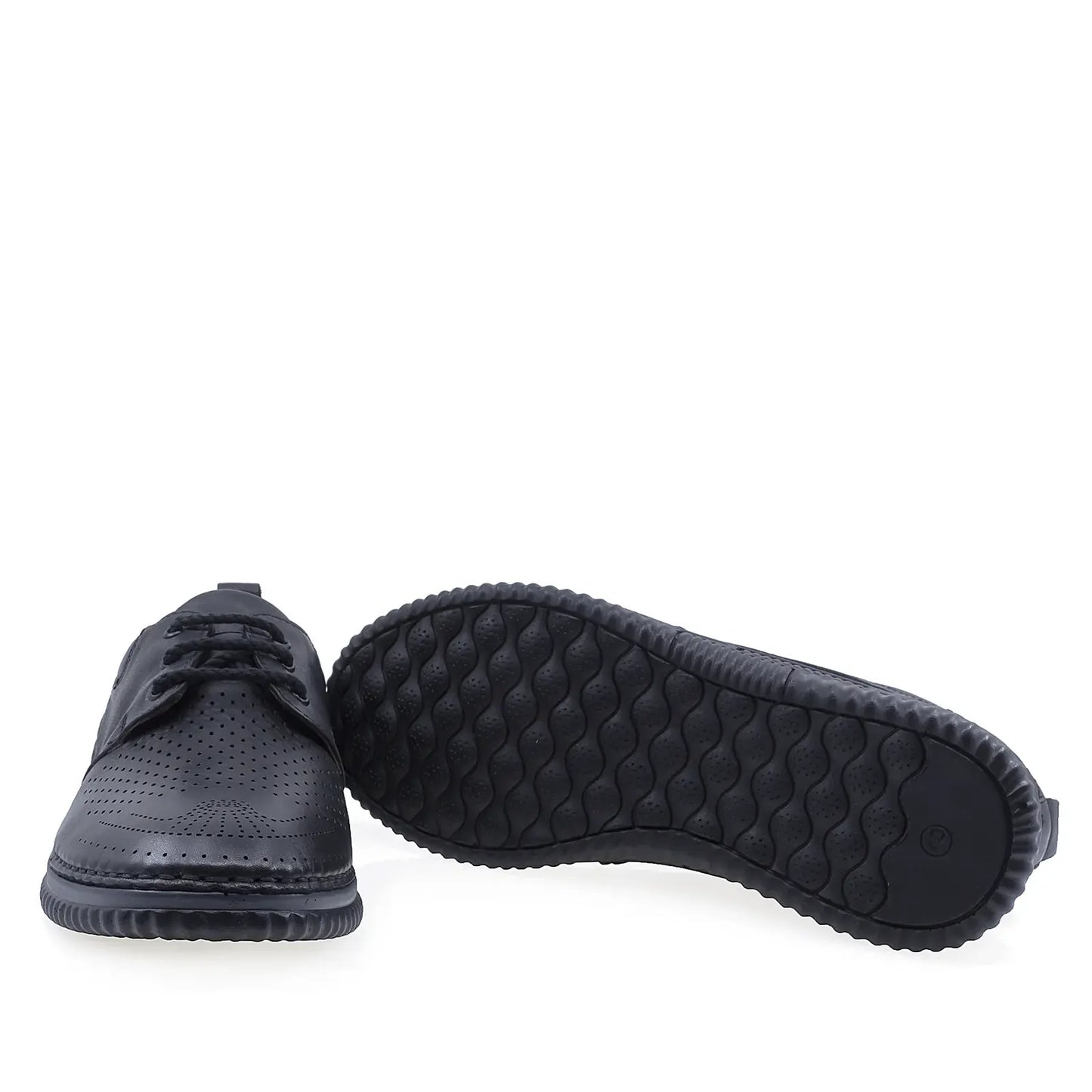Pantofi barbati casual Goretti piele naturala B41-1046 negru