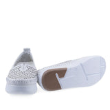 Pantofi Dama Casual Anna Viotti Piele naturala D43-57-L17 alb