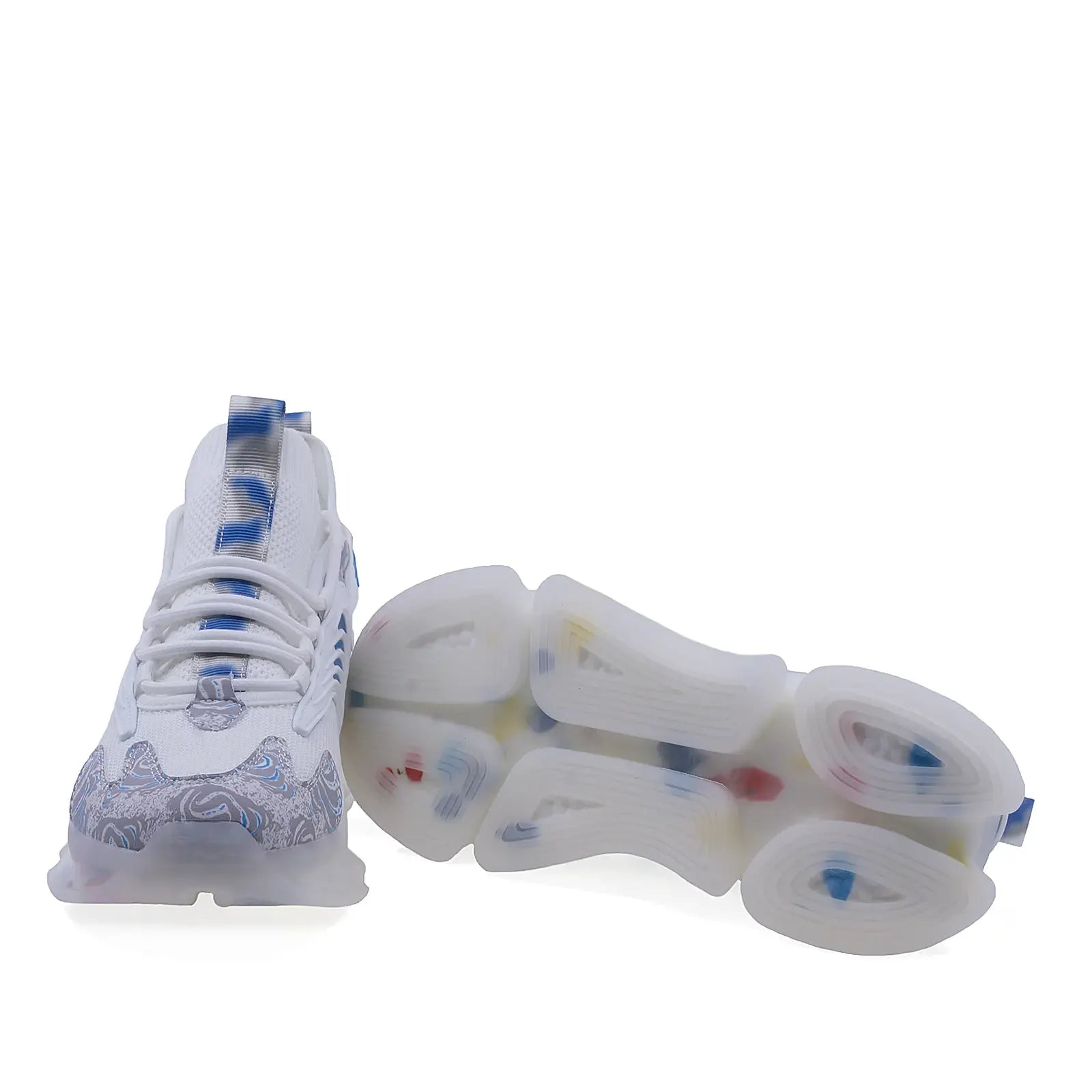 Pantofi dama sport Goretti poliuretan D100-CL31091 alb/blue
