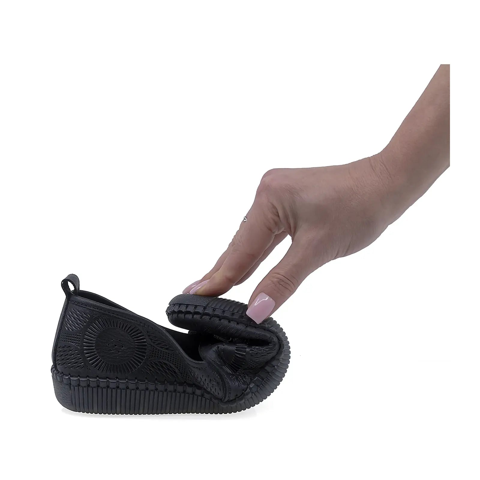 Pantofi Dama Casual Anna Viotti Piele naturala D43-07 negru