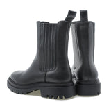 Ghete dama Anna Viotti din piele naturala D15-1082 negru-4