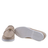 Pantofi Dama Casual Anna Viotti Piele intoarsa D102-LORO-D7 bej