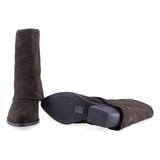 Cizme Dama Casual Anna Viotti Piele Intoarsa D115-2380-29R-02 maro
