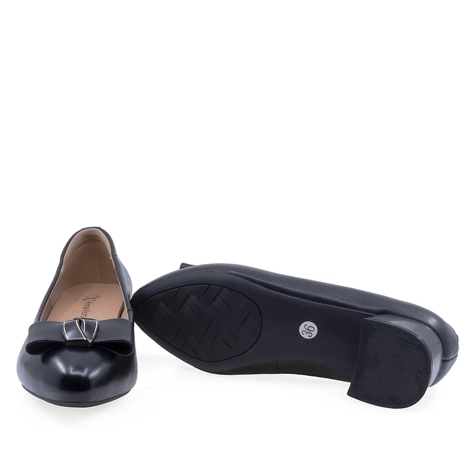 Pantofi dama eleganti Anna Viotti piele naturla D111-5V78216-6 negru