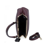 Geantă damă Serenia piele naturala 035 grena