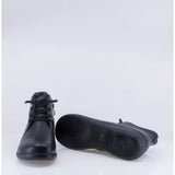 Ghete dama casual Anna Viotti piele naturala D111-2E89295-1 negre