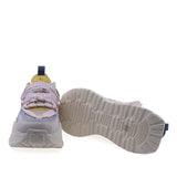 Pantofi dama sport Anna Viotti piele intoarsa D106-1 roz/multi