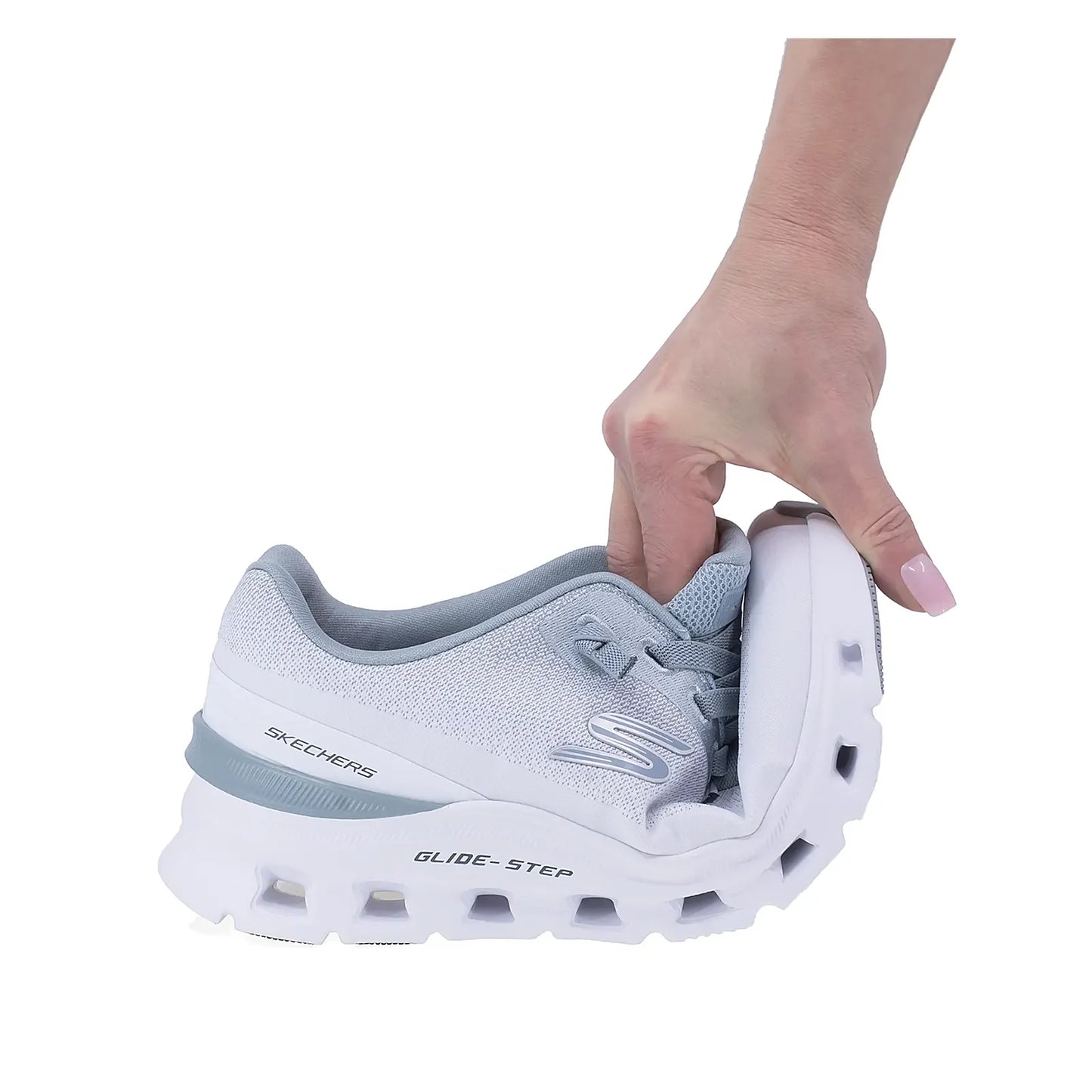 Pantofi Barbati Sport SKECHERS Memory foam B1-233132 alb