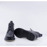 Ghete dama casual Anna Viotti piele naturala D111-B4432 negre