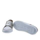 Pantofi Dama Casual Anna Viotti Piele naturala D76-409 verde/alb