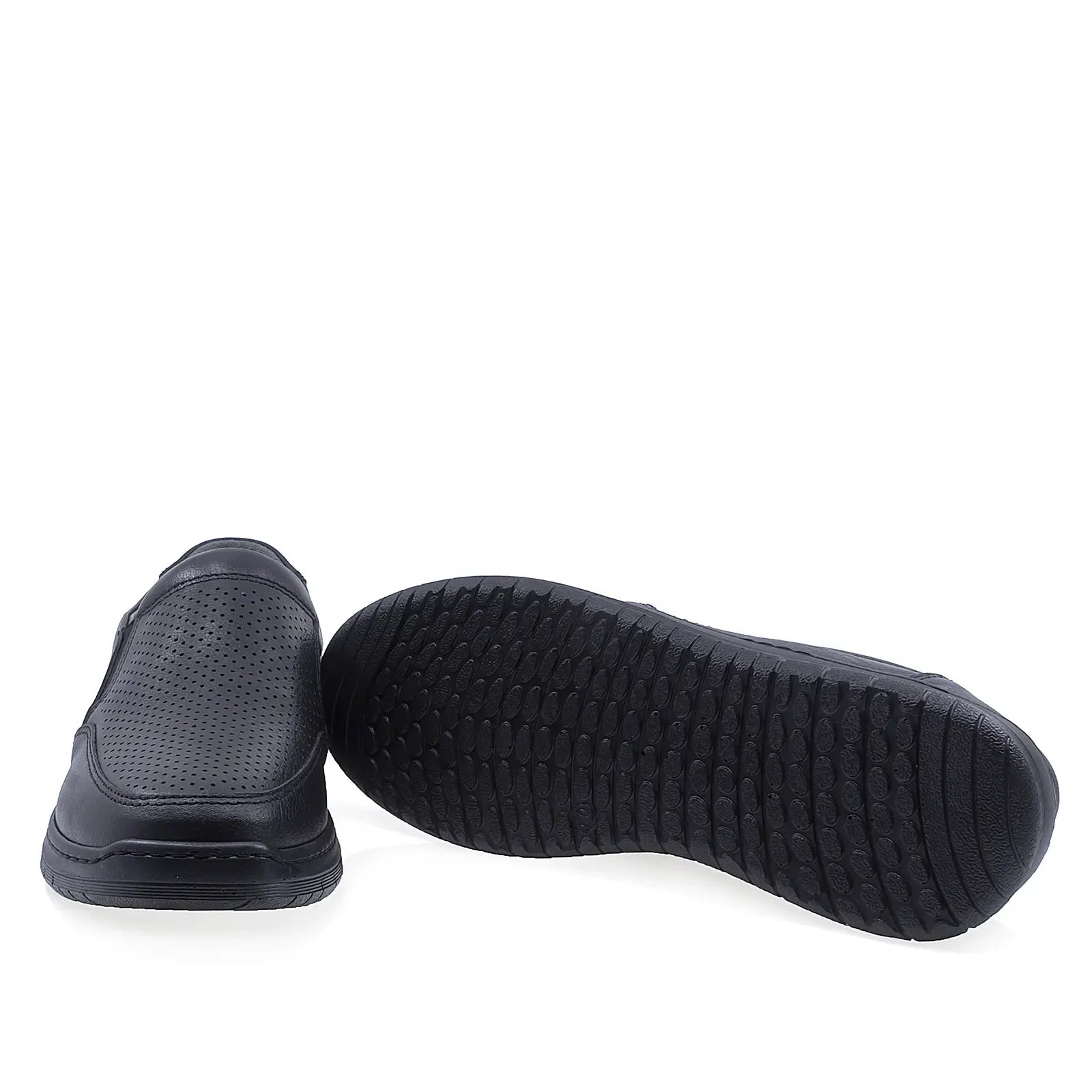 Pantofi barbati casual Goretti piele naturala B36-1656 negru