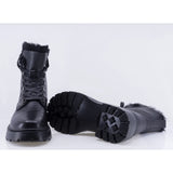 Ghete dama casual Anna Viotti piele naturala D111-5E10672-1 negre