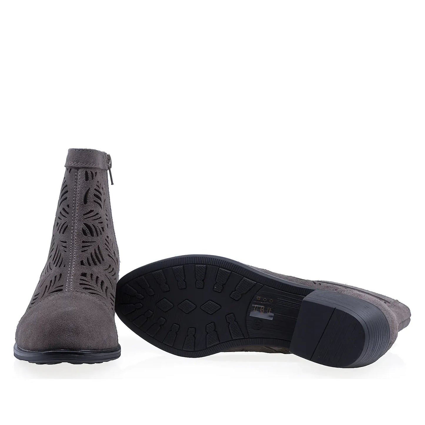 Ghete Dama de vara Casual Anna Viotti Piele intoarsa D116-2600-01R gri