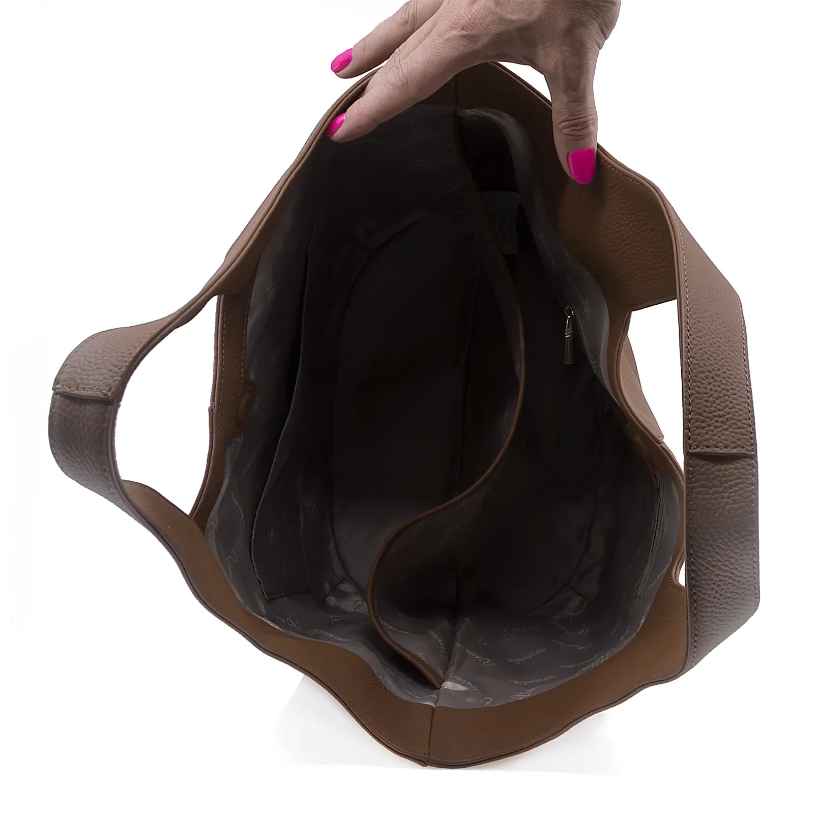 Geantă damă Anna Viotti piele naturala CS12834-001 maro
