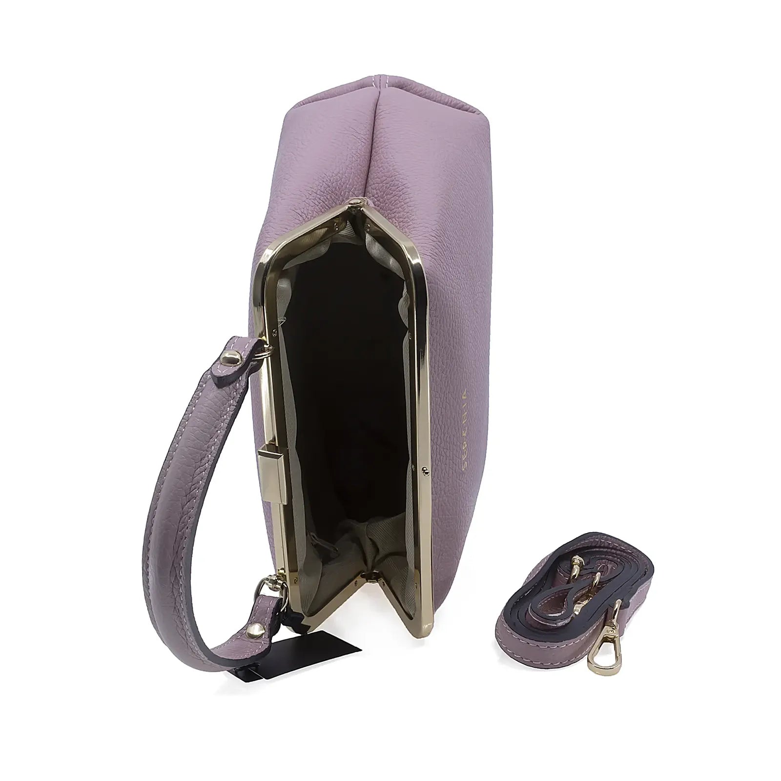 Geantă damă Serenia piele naturala 035 lila