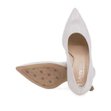 Pantofi dama eleganti Anna Viotti piele naturala D2985 bej deschis