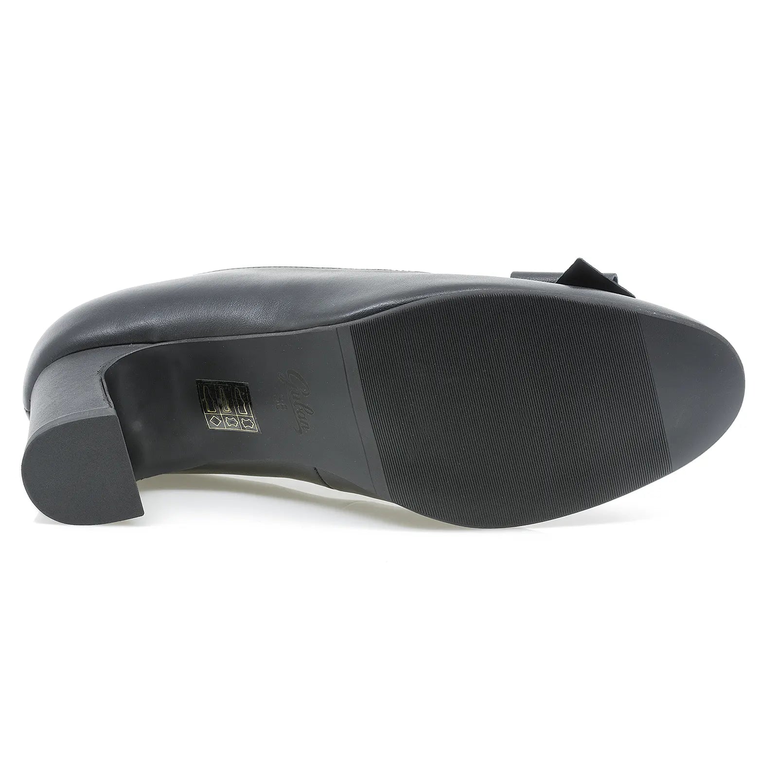 Pantofi dama Guban din piele naturala D3641 negru-4