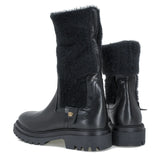 Ghete dama Anna Viotti din piele naturala D 15-1074 negru-4