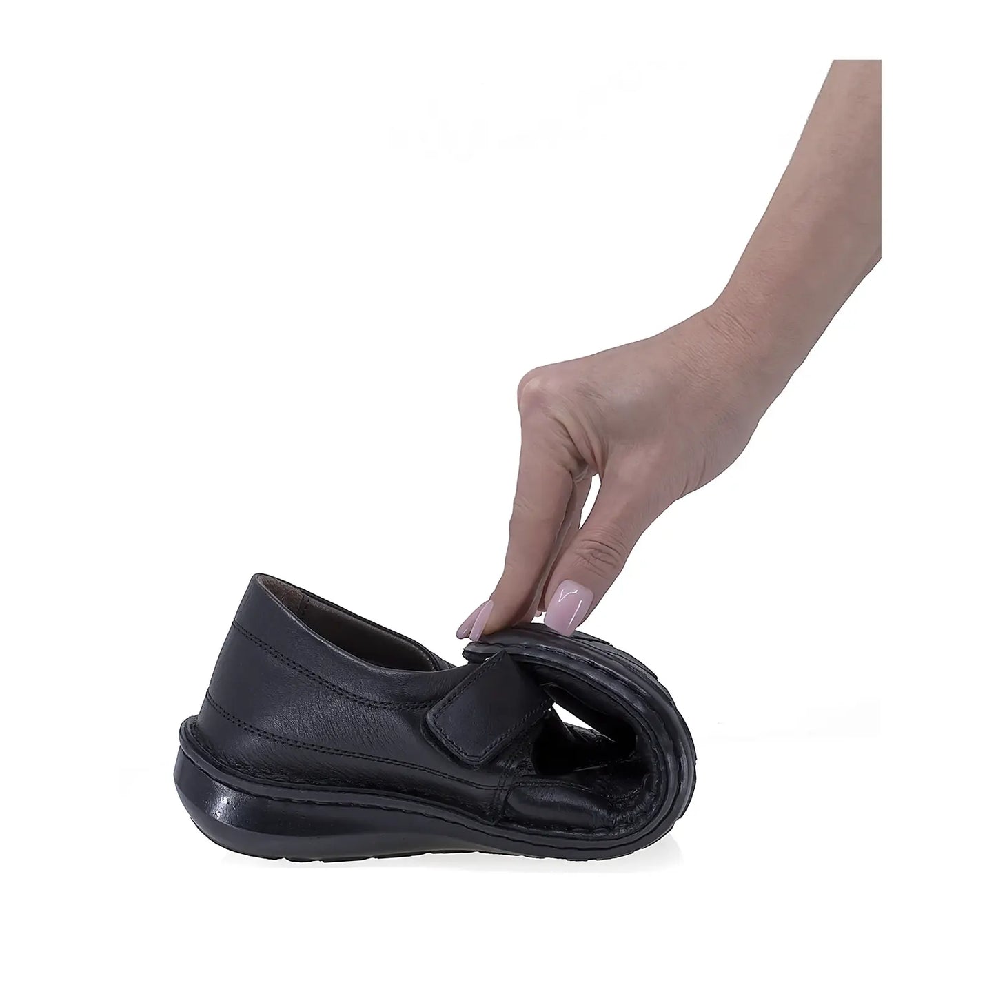 Pantofi barbati casual Goretti piele naturala B36-9991-107 negru