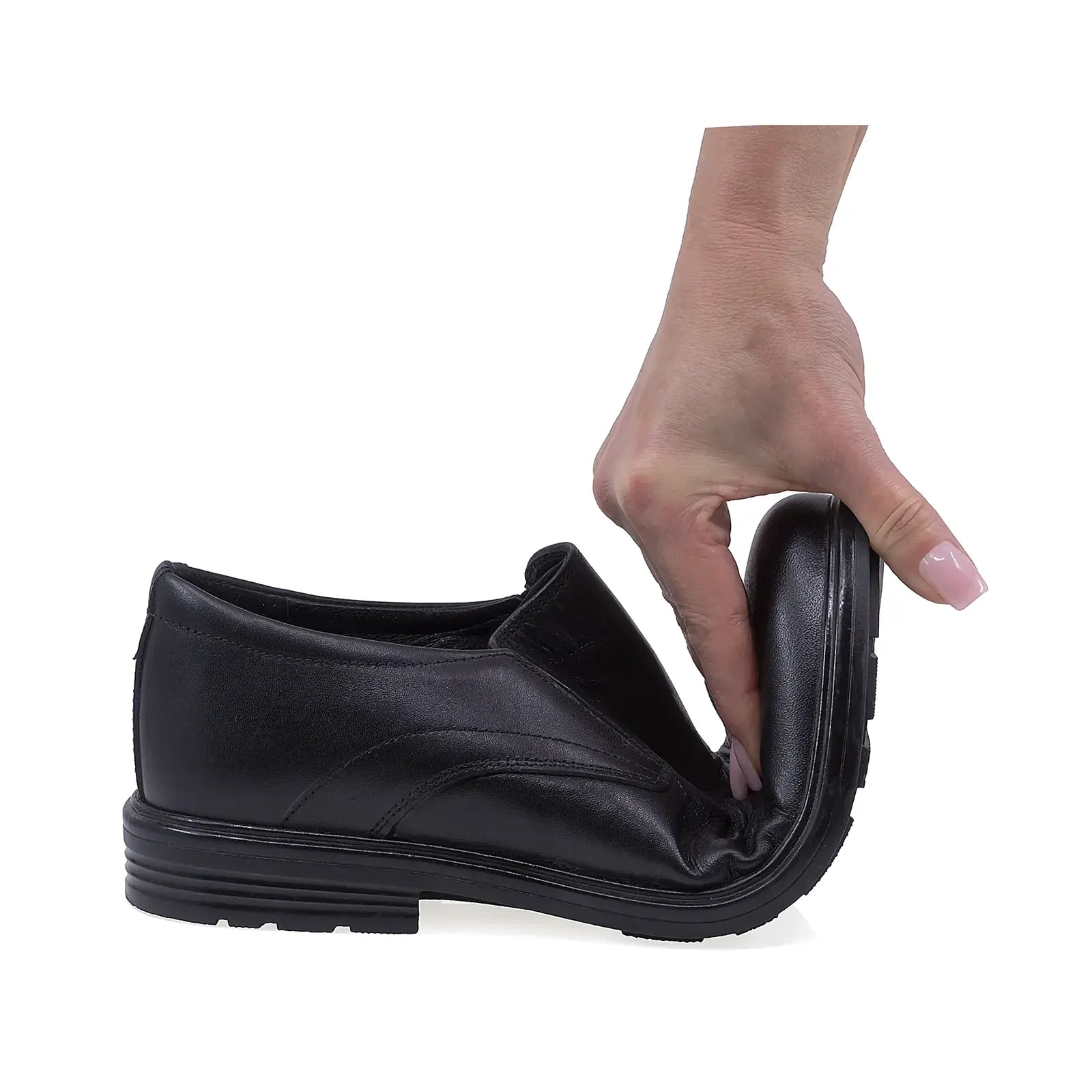 Pantofi barbati casual Goretti piele naturala B36-0303 negru