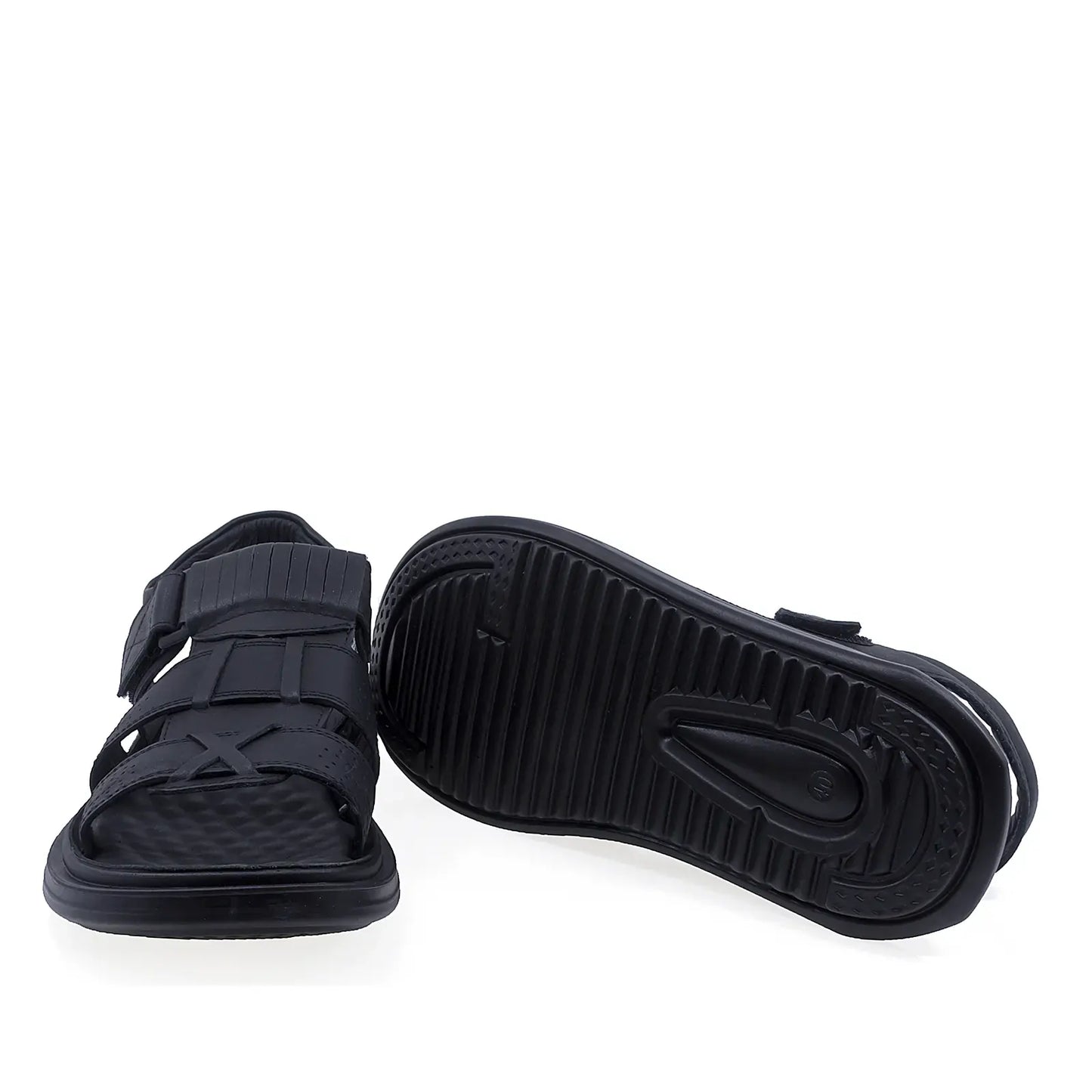 Sandale barbati casual Goretti piele naturala B111-D172012 negre
