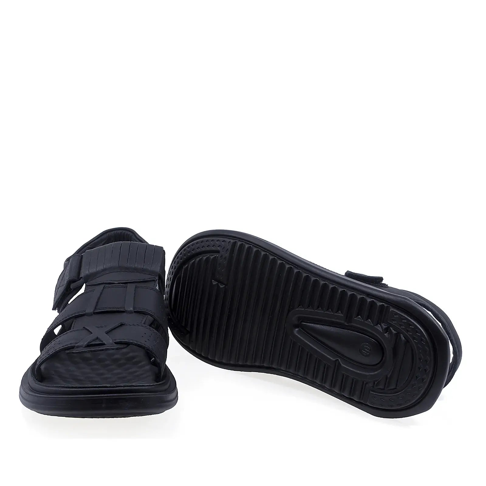 Sandale barbati casual Goretti piele naturala B111-D172012 negre