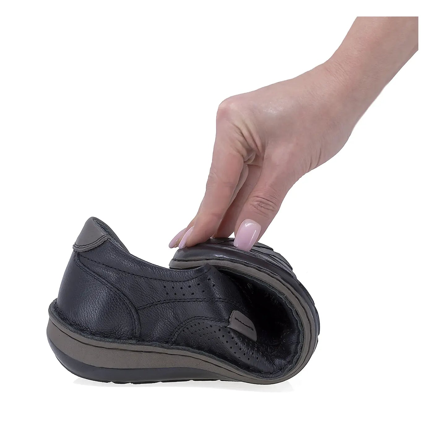 Pantofi barbati casual Goretti piele naturala B36-9506-106 negru