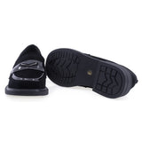 Pantofi dama casual Anna Viotti piele intoarsa D112-GAW2516 negri