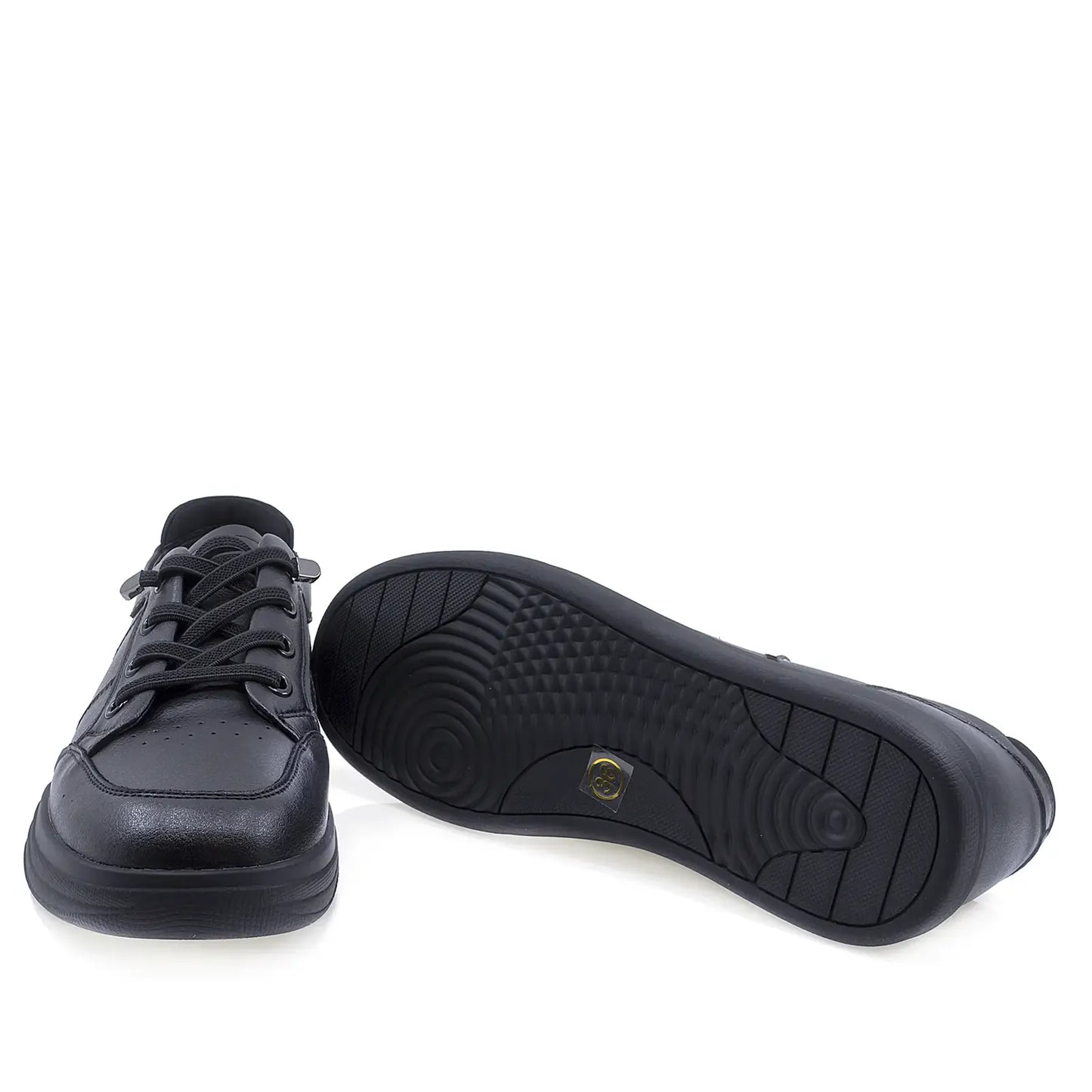 Pantofi dama casual Anna Viotti piele naturala, D111-D30700-61, negru